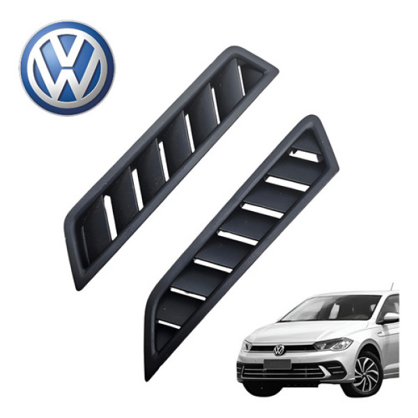 Par Difusor Saida Ar Vw Polo 1.0 Track 2022 A 2025 Original