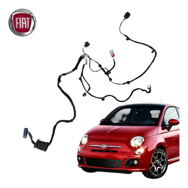 Chicote Porta Esquerda Fiat 500 2012 A 2015 Original