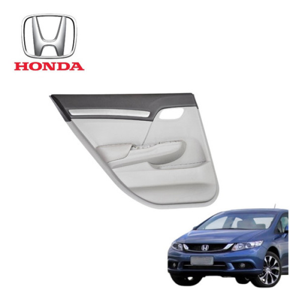 Forro Porta Traseira Esquerda Honda Civic G9 Exr 2013 A 2016