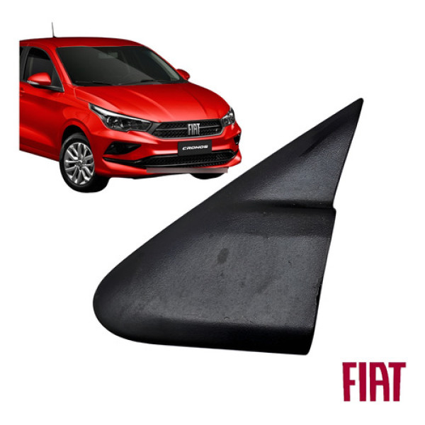 Moldura Externa Retrovisor Esquerdo Argo Cronos 2018 A 2023 Preto