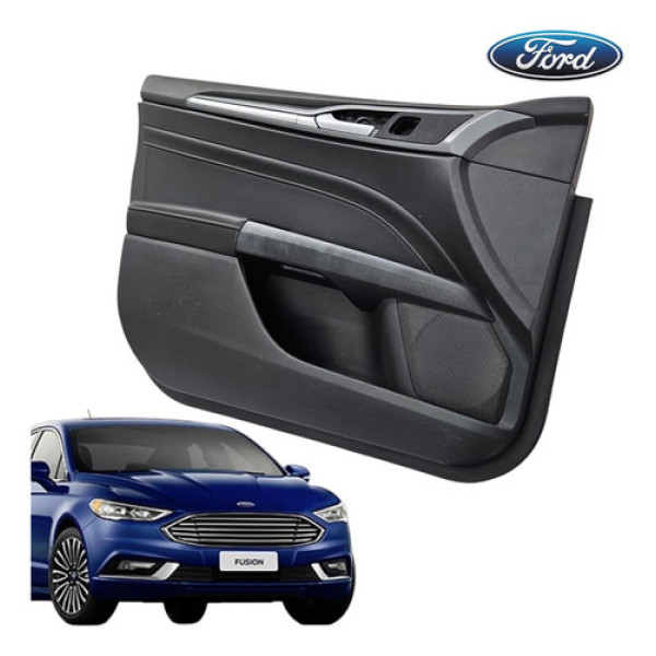 Forro Porta Dianteiro Esquerdo Ford Fusion Titanium 2014  Preto