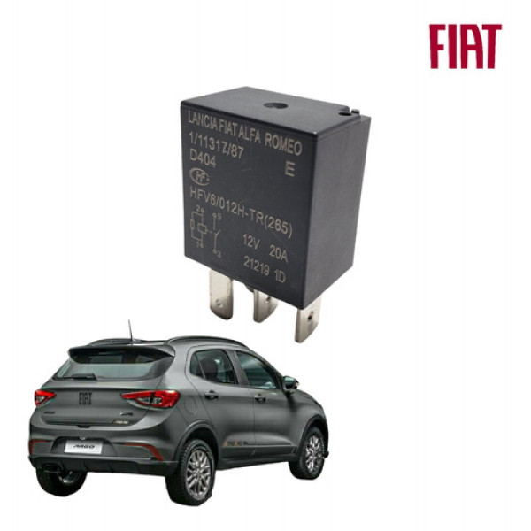 Relé 20a 12v Fiat Toro Argo Jeep Compass Renagede Original