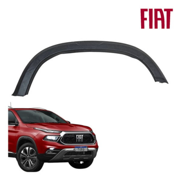 Friso Moldura Traseira Esquerda Toro 2020 A 2023 C/ Detalhe Preto