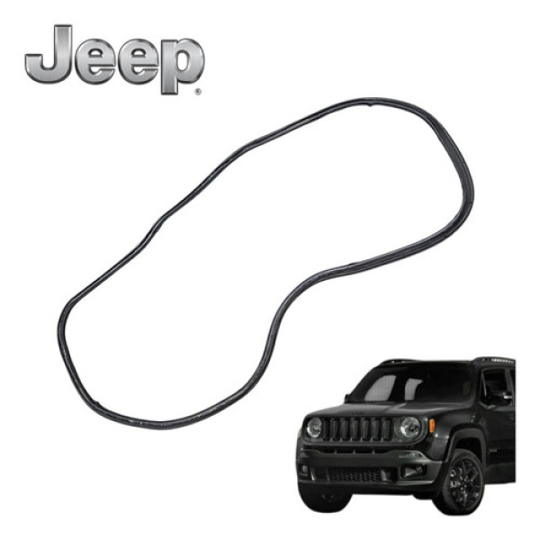 Borracha Carroceria Tampa Traseira Jeep Renegade Flex 2020 Preto