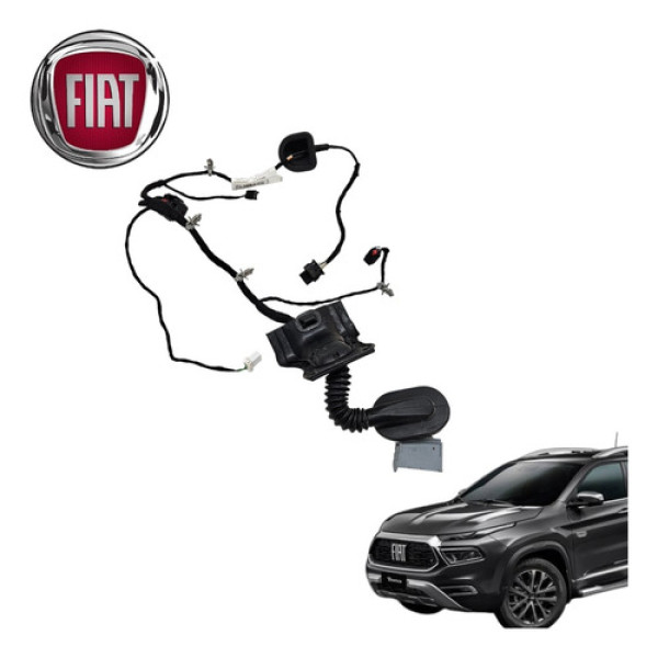 Chicote Porta Dianteira Direita Fiat Toro Ranch 2021 A 2025