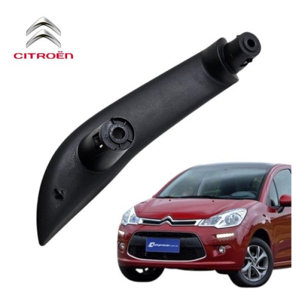 Puxador Porta Traseira Esquerda Citroen C3 2013 A 2018 Orig