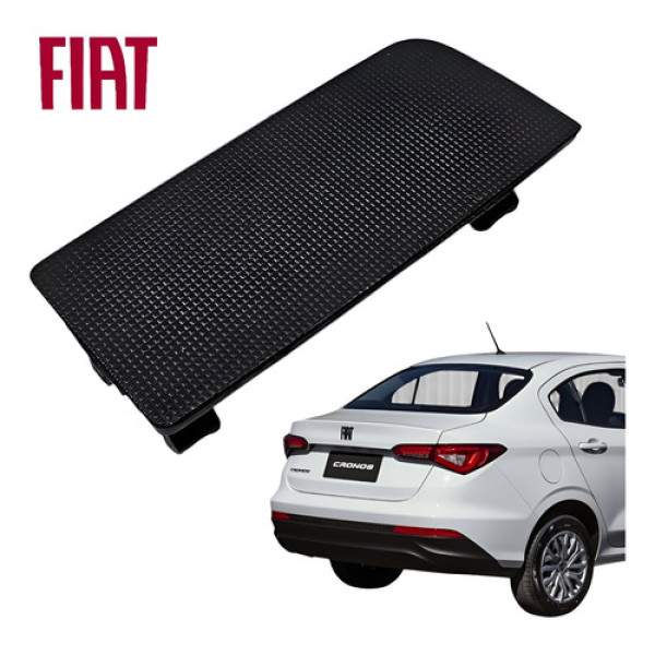 Acabamento Tampa Puxador Porta Traseira Esquerda Cronos 2020 - Preto