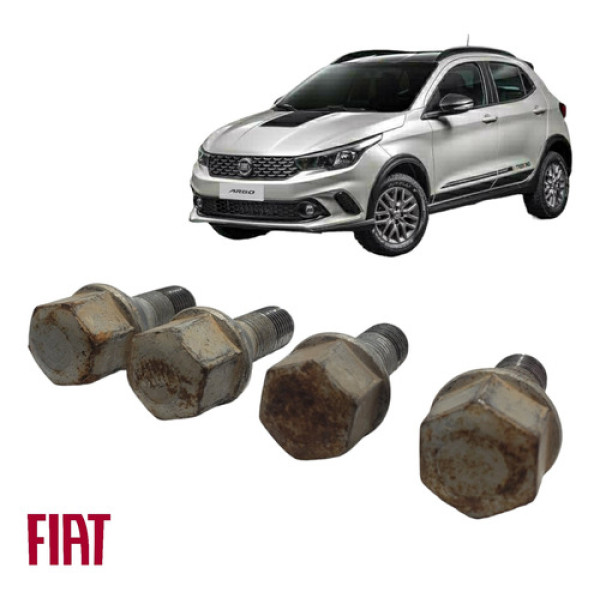 Jogo Parafusos De Roda 4 Unidades Fiat Argo Trekking 