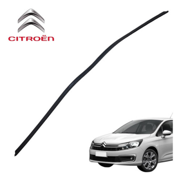 Borracha Vedação Painel Tabelier Vidro Citroën C4 Glx 2009 Preto