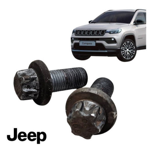 Par Parafusos Pinça Dianteira Esquerda Jeep Compass 2022