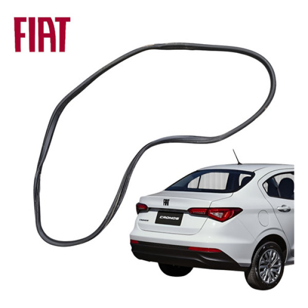 Borracha Carroceria Dianteira Esquerda Cronos 2018 A 2022 Preto