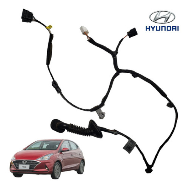 Chicote Porta Traseira Esquerda Hyundai Hb20 2020 A 2022