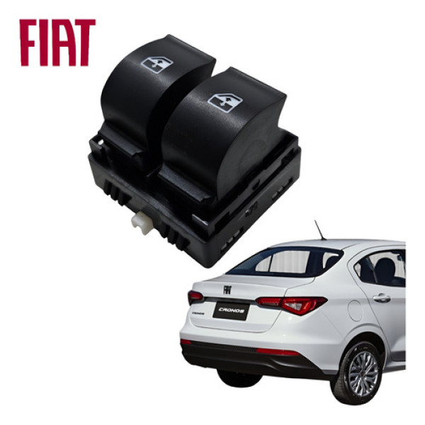 Botão Vidro Elétrico Dianteiro Esquerdo Cronos 2018 A 2023