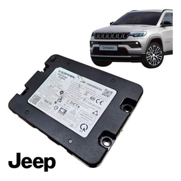Módulo Carregador Wireless Indução Jeep Compass 2020 A 2025