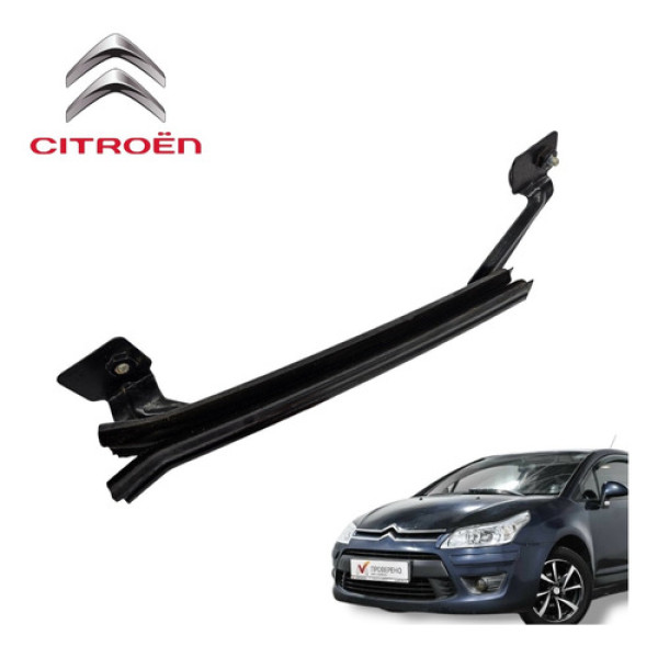 Guia Vidro Dianteiro Esquerdo Citroën C4 2011 Original  Preto