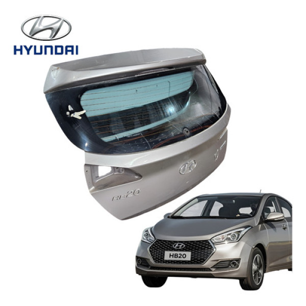Tampa Traseira Porta Malas Hyundai Hb20 2013 A 2019 Original - Dourado