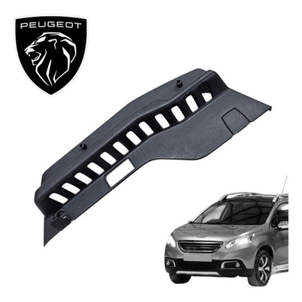 Acabamento Esquerdo Tampão Bagagito Peugeot 2008 Allure 2016 Preto