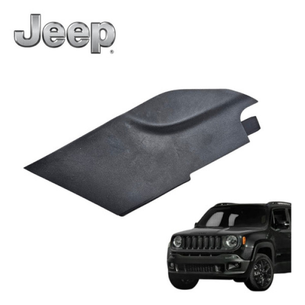 Acabamento Esquerdo Console Central Jeep Renegade Flex 2020 Preto