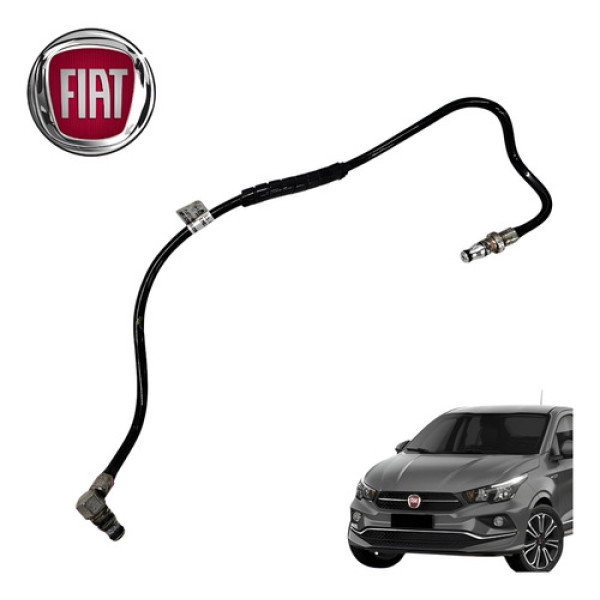 Tubo Cilindro Pedal Embreagem Fiat Cronos 1.3 Drive 2020 Ori - Preto