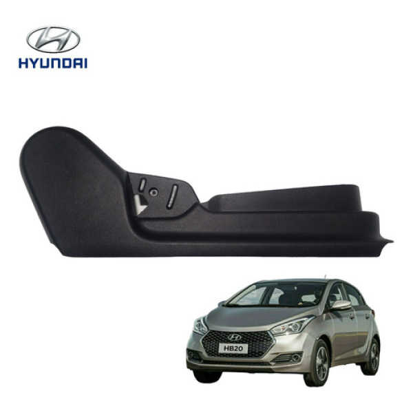 Acabamento Banco Dianteiro Esquerdo Hyundai Hb20 2013 A 2019 Preto