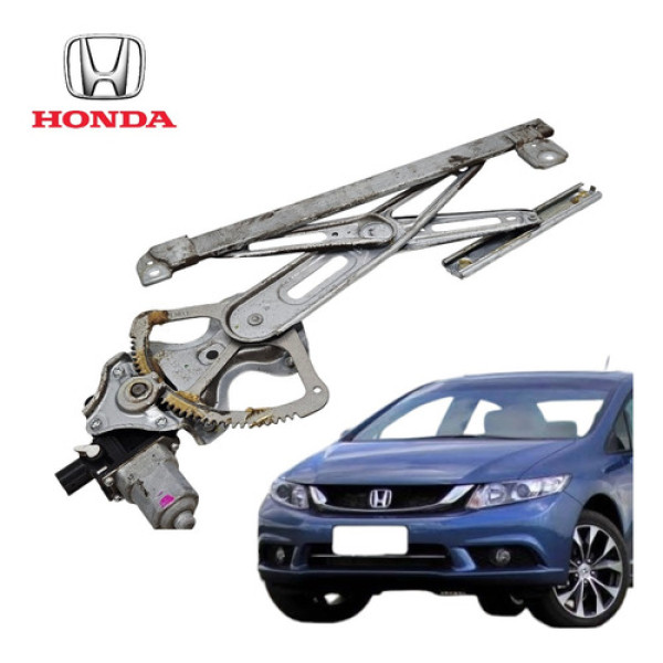 Máquina Vidro Elétrico Dianteiro Direito Civic G9 2013 2016