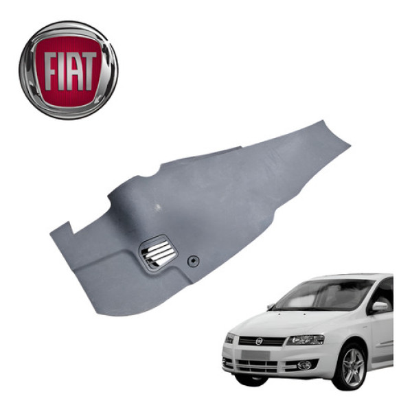 Acabamento Console Lateral Esquerdo Fiat Stilo Connect 2005 Preto