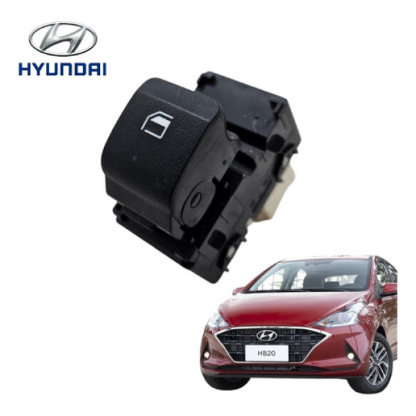 Botão Interruptor Vidro Elétrico Hyundai Hb20 2020 A 2022