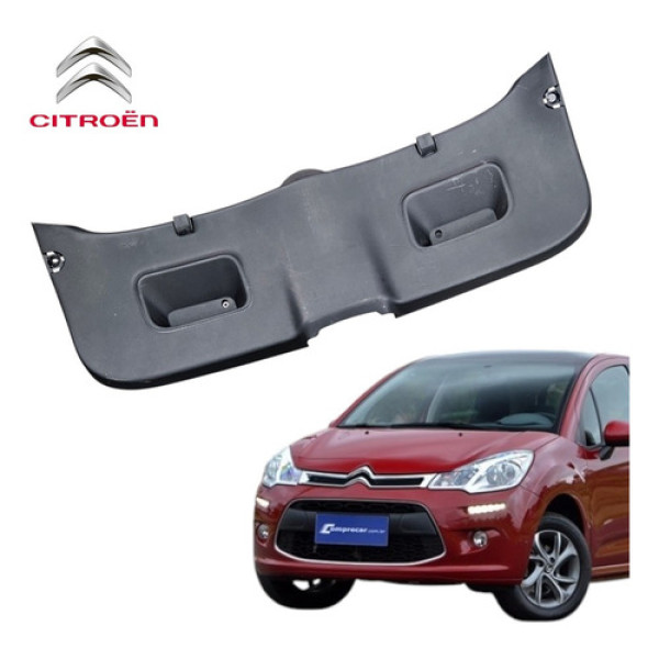 Moldura Tampa Porta Malas Interna Citroen C3 2013 A 2018 Preto