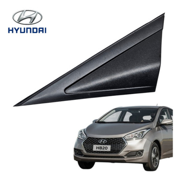 Acabamento Externo Retrovisor Esquerdo Hb20 2013 A 2019 Orig Preto