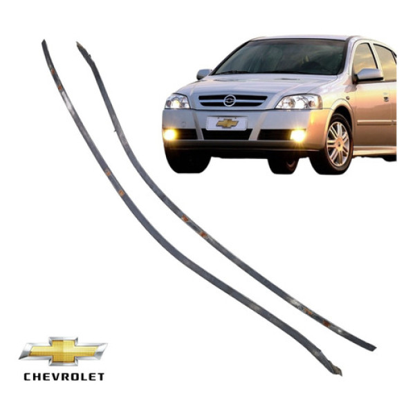 Par Friso Teto Chevrolet Astra Hatch 2003 A 2011 Original  Preto