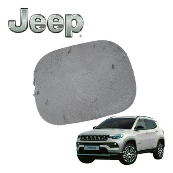 Tampa Moldura Vidro Fixo Direito Jeep Compass 2022 Original  - Preto