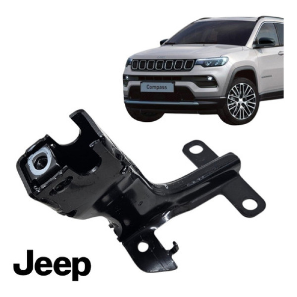 Suporte Central Banco Traseiro Jeep Compass  2017 A 2023  Preto
