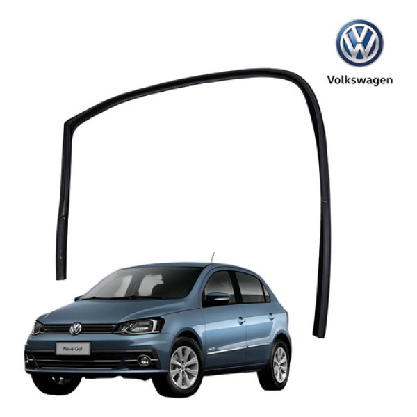 Borracha Canaleta Porta Traseira Esquerda Vw Gol 2017 A 2021
