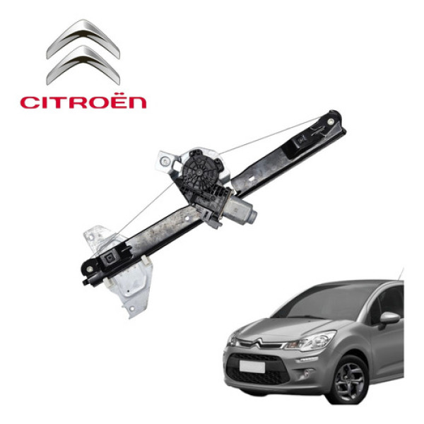 Máquina Vidro Dianteira Esquerda Citroën C3 Exclusive 2015