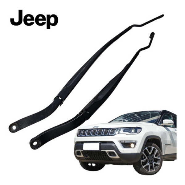Par Haste Braço Limpador Parabrisa Jeep Compass 2016 A 2021 Esquerdo
