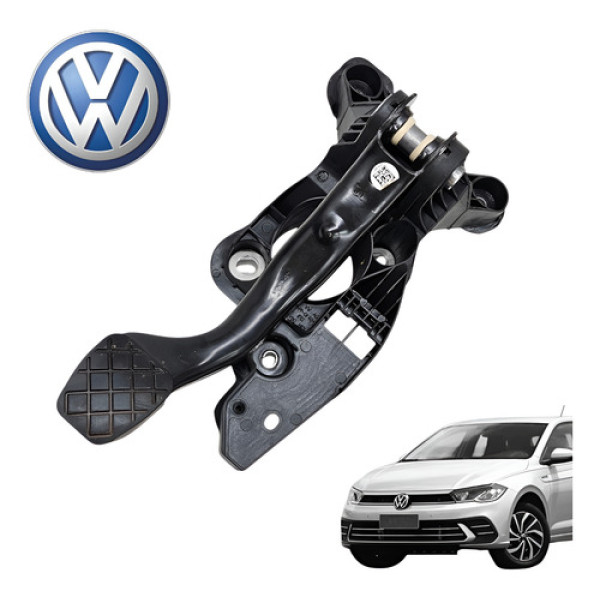 Pedal Do Freio Vw Polo 1.0 Track 2022 A 2025 Original Preto