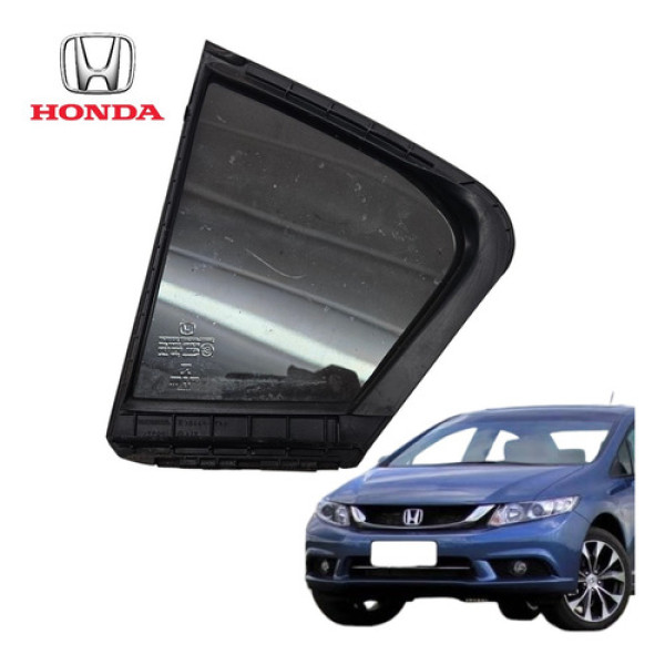 Vidro Fixo Porta Traseira Direita Honda Civic G9 2013 A 2016