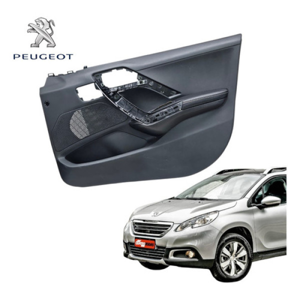 Forro Porta Dianteiro Direito Peugeot 2008 Allure 2015 2020 Preto