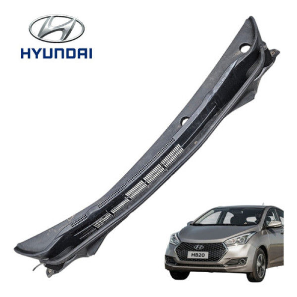 Grade Churrasqueira Parabrisa Hyundai Hb20 2013 A 2015 Origi Preto
