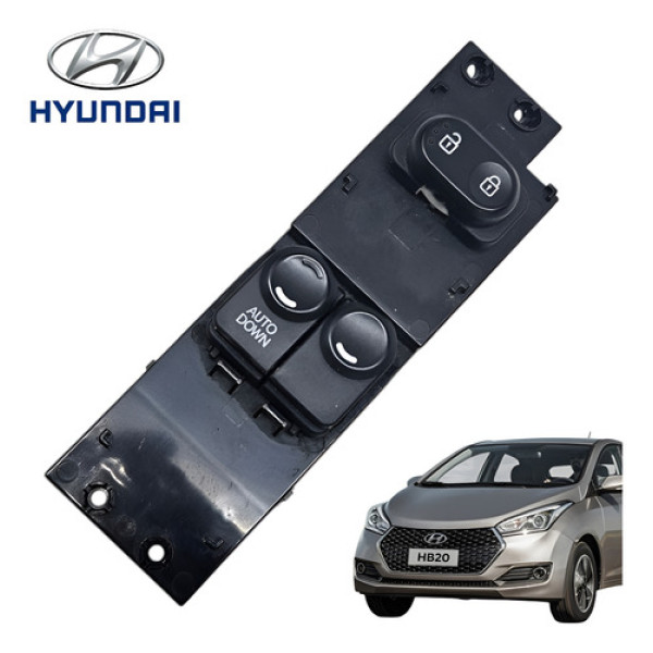 Botão Comando Vidro Elétrico Hyundai Hb20 1.0 Comfort 2019