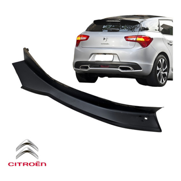 Moldura Lateral Direito Porta Malas Citroen Ds5 2013 A 2016 Preto