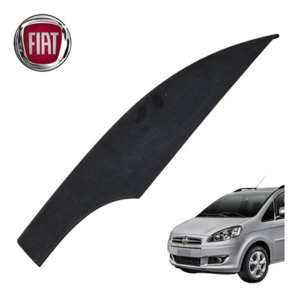 Acabamento Rack Traseiro Esquerdo Fiat Idea Attractive 2012 - Preto