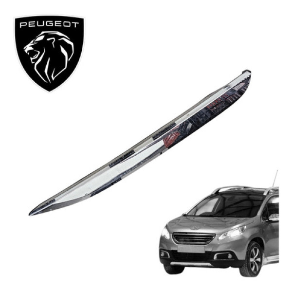 Friso Teto Direito Peugeot 2008 1.6 Allure 2015 A 2020 Orig Cromado