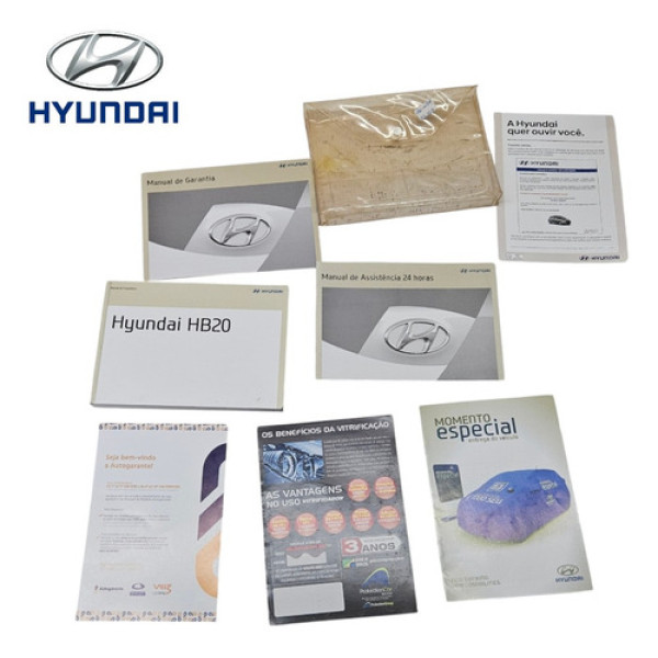Manual Proprietario Hyundai Hb20 Unique 1.0 2019 Original
