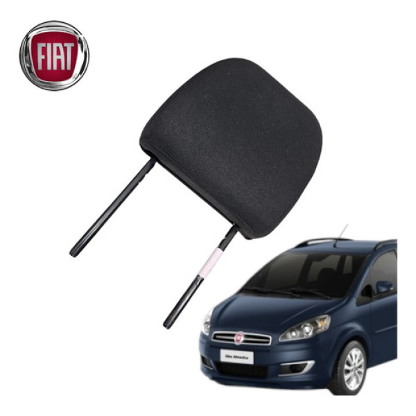 Encosto Cabeça Dianteiro Direito Fiat Ideia Attractive 2012 Preto