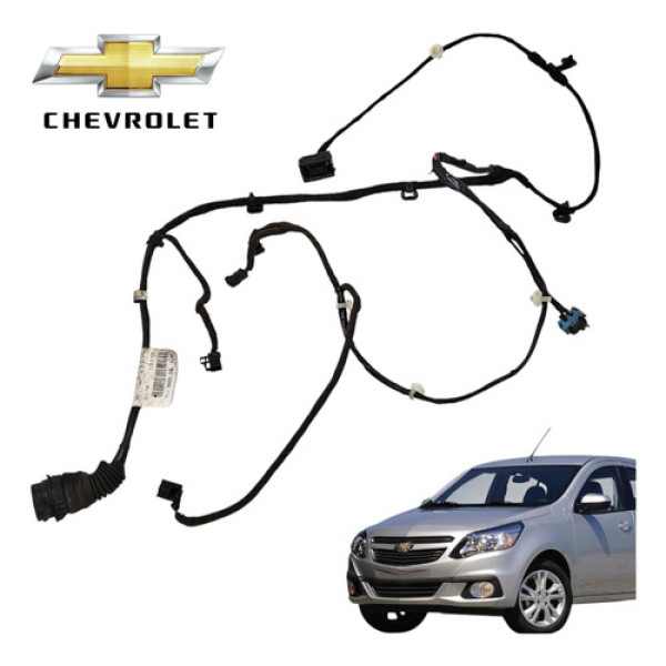 Chicote Porta Dianteira Esquerda Chevrolet Agile Ltz 2012