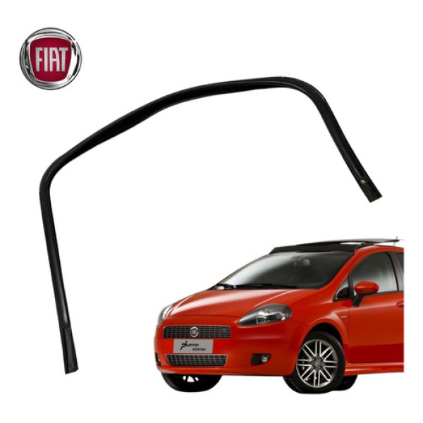 Borracha Vedação Porta Traseira Direita Fiat Punto 2008 2012 Preto
