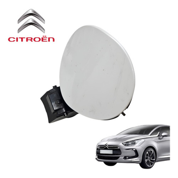 Tampa Portinhola Tanque Citroën Ds5 1.6 Thp 2013 A 2016 Orig Branco 2014