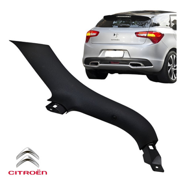 Acabamento Lateral Direito Porta Malas Ds5 2013 A 2016 Orig Preto