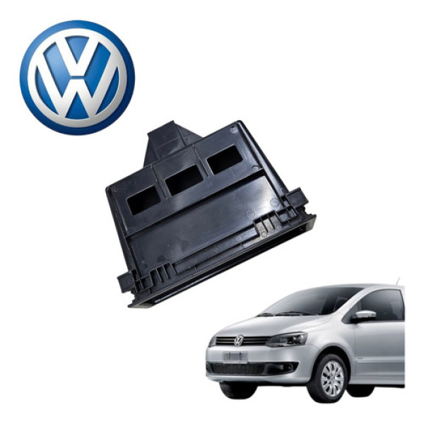 Porta Objetos Central Vw Fox 1.0 Vht 2010 A 2014 Original Preto